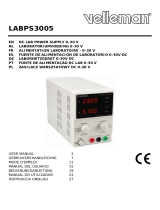 Velleman LABPS3005 Manual de usuario