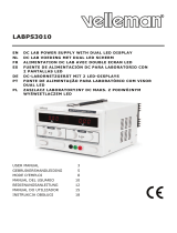 Velleman LABPS3010 Manual de usuario