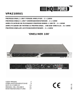 Velleman VPA2100U1 - Oneliner 100 El manual del propietario