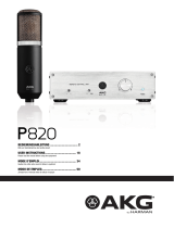 AKG P820 Manual de usuario