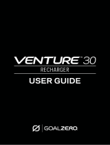 Goal Zero Venture 30 Manual de usuario