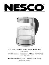 Nesco GWK-02 Manual de usuario