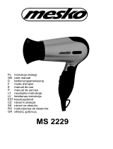 Mesko MS 2229 Instrucciones de operación