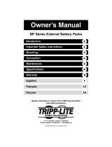 Tripp Lite BP240V7RT3U External Battery Pack Manual de usuario