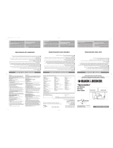 Black & Decker EC75 Manual de usuario