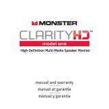 Monster Cable CLARITY HD MODEL ONE RD EU Ficha de datos