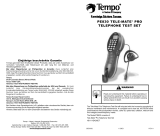Greenlee PE830 Tele-Mate Pro Test Set Manual de usuario