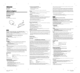 Sony CP-AD2 Ficha de datos