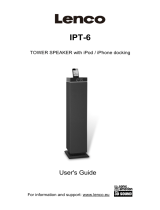 Lenco IPT-6 G El manual del propietario