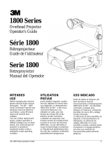 3M Overhead Projector 1800 Series Manual de usuario