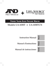 A&D UA-1030T Manual de usuario