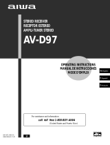 Aiwa AV-D97 Manual de usuario