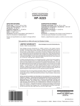 Aiwa HP-X223 Manual de usuario