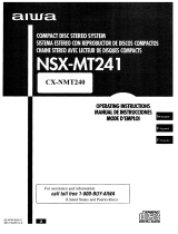 Aiwa CX-NMT240 Manual de usuario