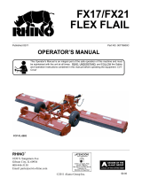 Alamo RHINO FX17 Manual de usuario