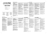 Alpine HCE-C107D Manual de usuario