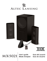Altec Lansing MX5021 Manual de usuario