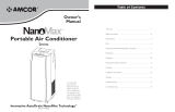 Amcor NanoMax Portable Air Conditioner Manual de usuario