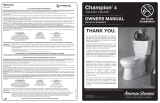 American Standard CHAMPION 2585.000ST Manual de usuario