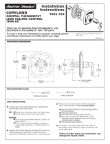 American Standard Copeland T005.730 Manual de usuario