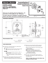 American Standard Copeland T005740 Manual de usuario