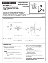 American Standard Moments T506.730 Manual de usuario