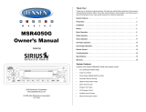 Jensen MSR4050G Manual de usuario