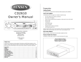 Audiovox CD2610 Manual de usuario