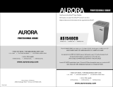 Aurora of America AS1540CD Manual de usuario