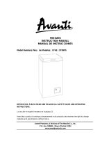 Avanti CF63 Manual de usuario