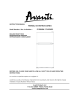 Avanti Refrigerator FF45006W Manual de usuario