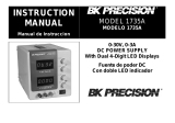 B&K Precision 0-3A Manual de usuario