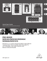 Behringer NOX1010 Manual de usuario