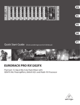 Behringer Europack Pro RX1202FX Guía de inicio rápido