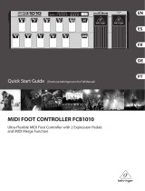 Behringer MIDI FOOT CONTROLLER FCB1010 Guía de inicio rápido