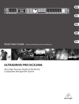 Behringer ULTRADRIVE PRO DCX2496 Guía de inicio rápido