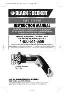 BLACK+DECKER 1 VPX 90520983 Manual de usuario