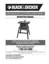 Black & Decker BDTS100 Manual de usuario