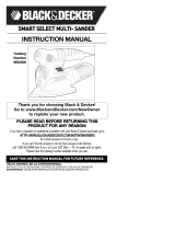 BLACK DECKER MS2000 Manual de usuario