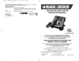 Black & Decker 300 AMP JUMP-STARTER/INFLATOR Manual de usuario