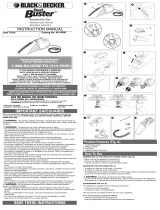 Black & Decker Dust Buster AV1600B Manual de usuario
