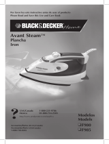 Black & Decker Avant Steam F980 Manual de usuario
