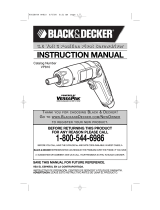 Black & Decker VP810 Manual de usuario