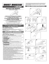 Black & Decker Dust Buster CHV1218 Manual de usuario