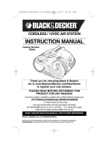 BLACK DECKER Inflator ASI500 Manual de usuario