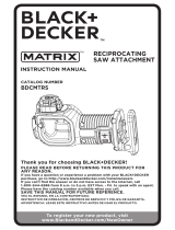 Black & Decker Saw Attachment BDCMTRS Manual de usuario