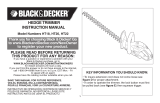 Black & Decker HT 22 Manual de usuario