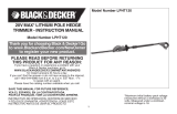Black & Decker Trimmer LPHT120 Manual de usuario