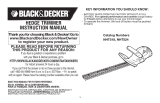 Black & Decker NHT524 Manual de usuario
