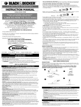Black & Decker VP650T Manual de usuario
